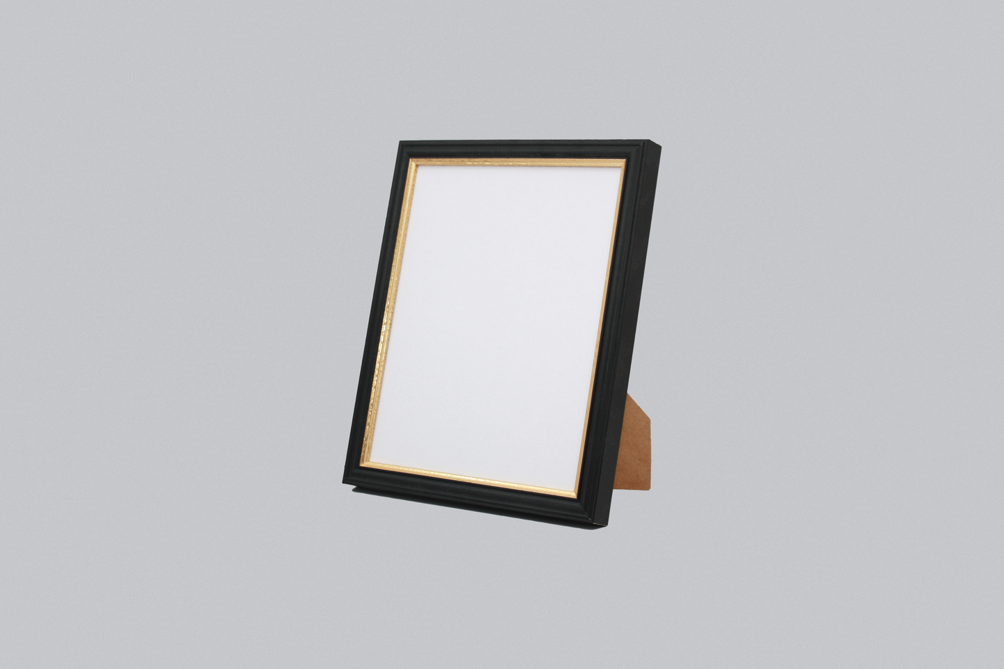 Black with Gold Trim - Traditional Style Wooden Photo Frames - Stand or Hang. - PhotoFramesandMore - Wooden Picture Frames