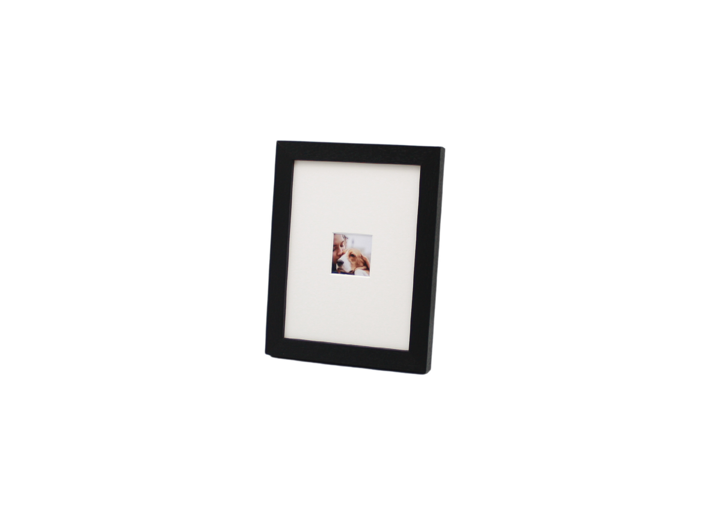 Polaroid GO - Holds one 43mmx43mm sized Photo. 8x6" Frame. Stand and Hang option. Wooden Frame. - PhotoFramesandMore - Wooden Picture Frames