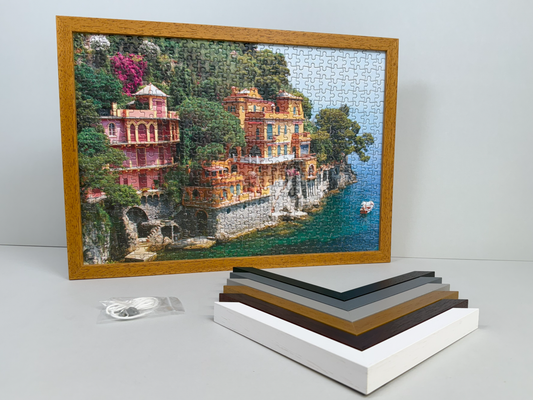 Jigsaw Puzzle Frames - Made To Measure Wooden Frames - Studio Range - PhotoFramesandMore - Wooden Picture Frames