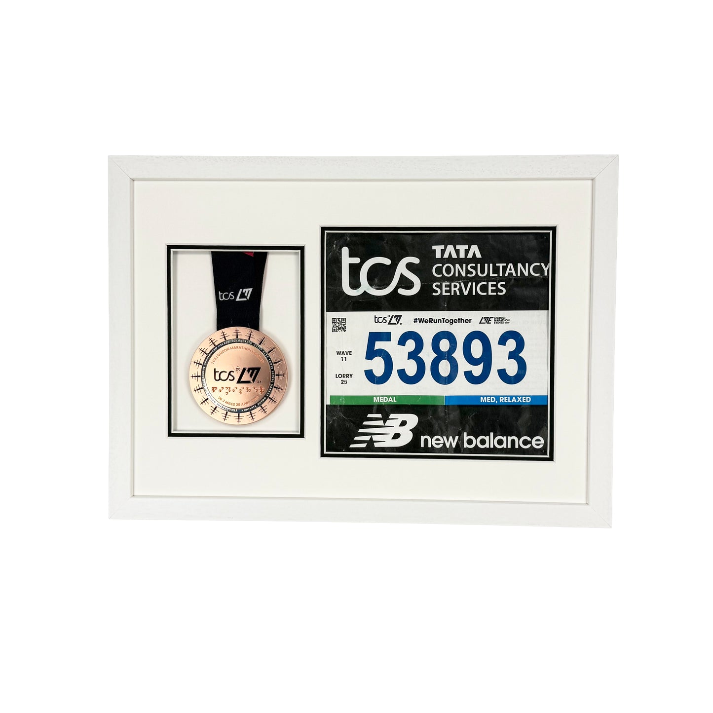 London Marathon 2026 Frame. Double Mount
