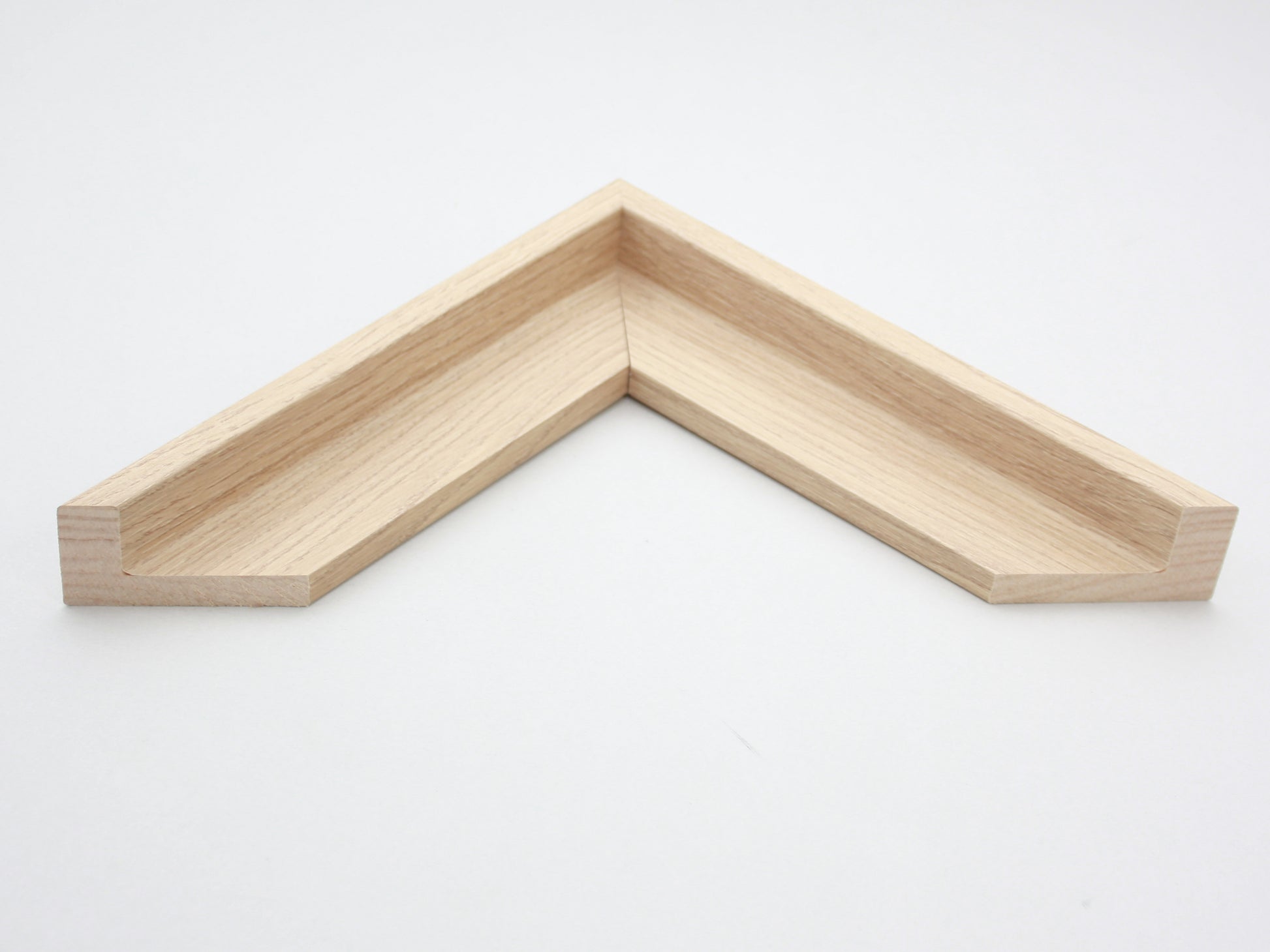 Oak Colour Wooden Tray Frames. 22mm Deep. Standard Size. Floating Effect Frames for Canvas - PhotoFramesandMore - Wooden Picture Frames