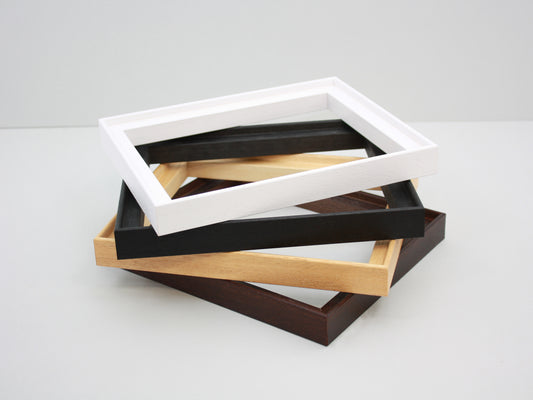 Made To Measure - Canvas Panel Wooden Tray Frames - PhotoFramesandMore - Wooden Picture Frames