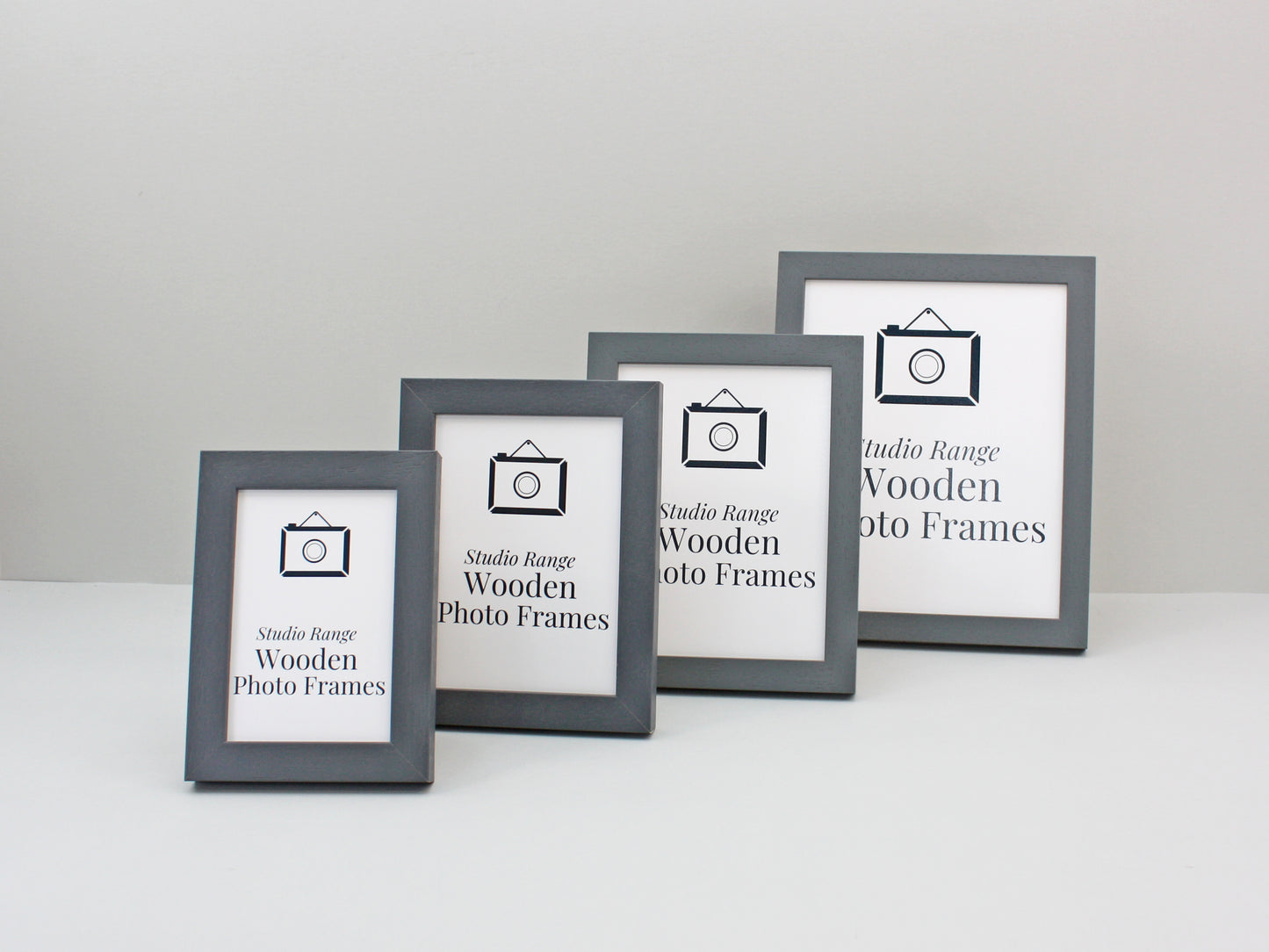 Dark Grey - Wooden Photo Frames - Stand or Hang. - PhotoFramesandMore - Wooden Picture Frames