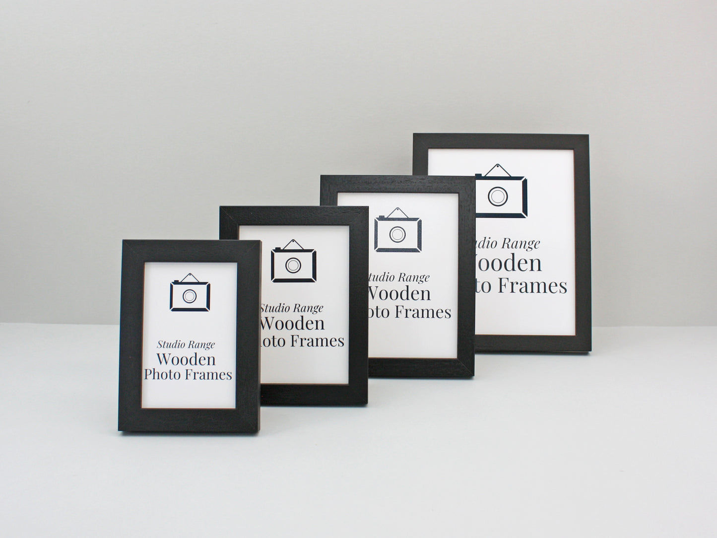 Black - Wooden Photo Frames - Stand or Hang. - PhotoFramesandMore - Wooden Picture Frames