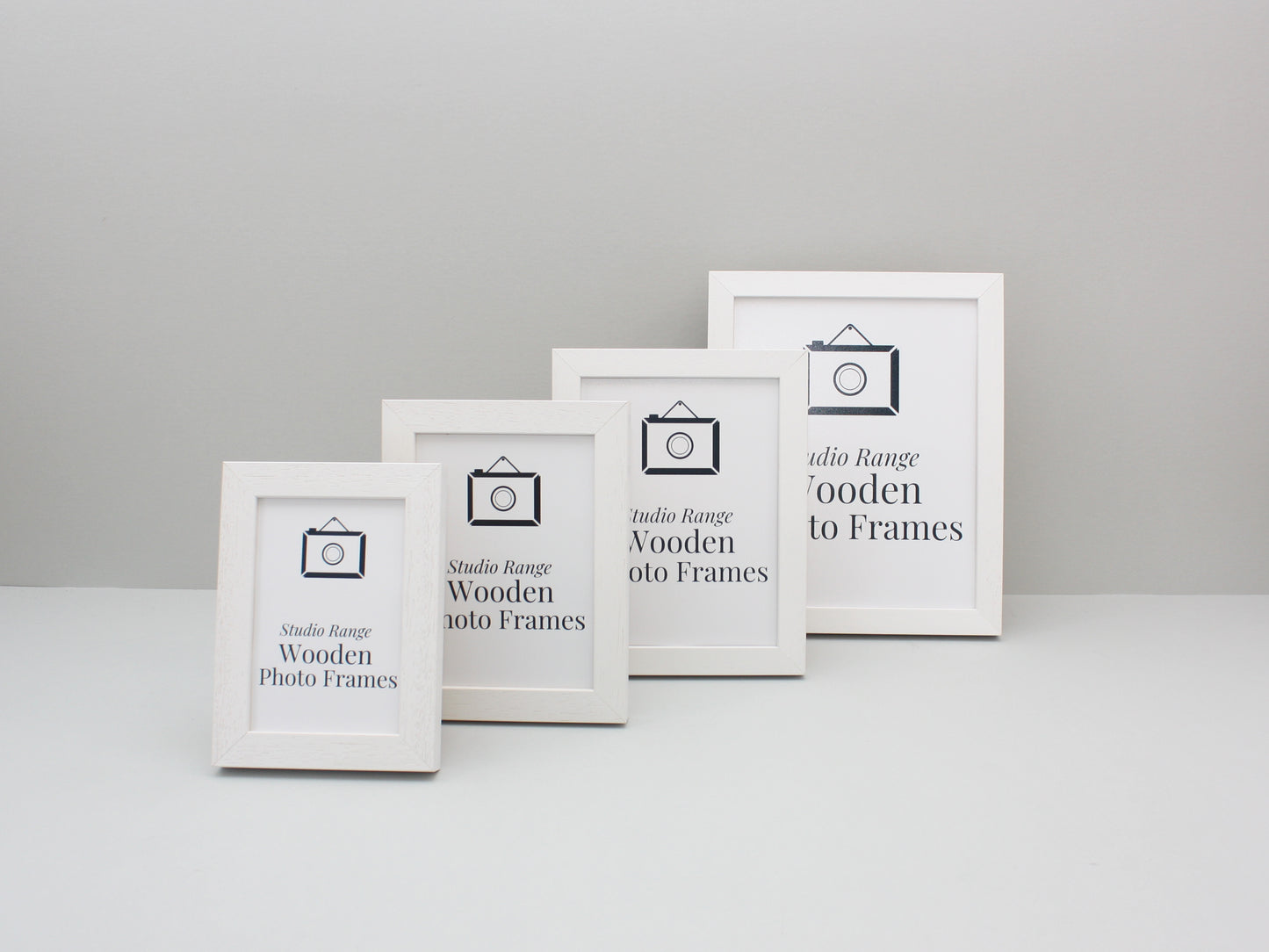 White - Wooden Photo Frames - Stand or Hang. - PhotoFramesandMore - Wooden Picture Frames