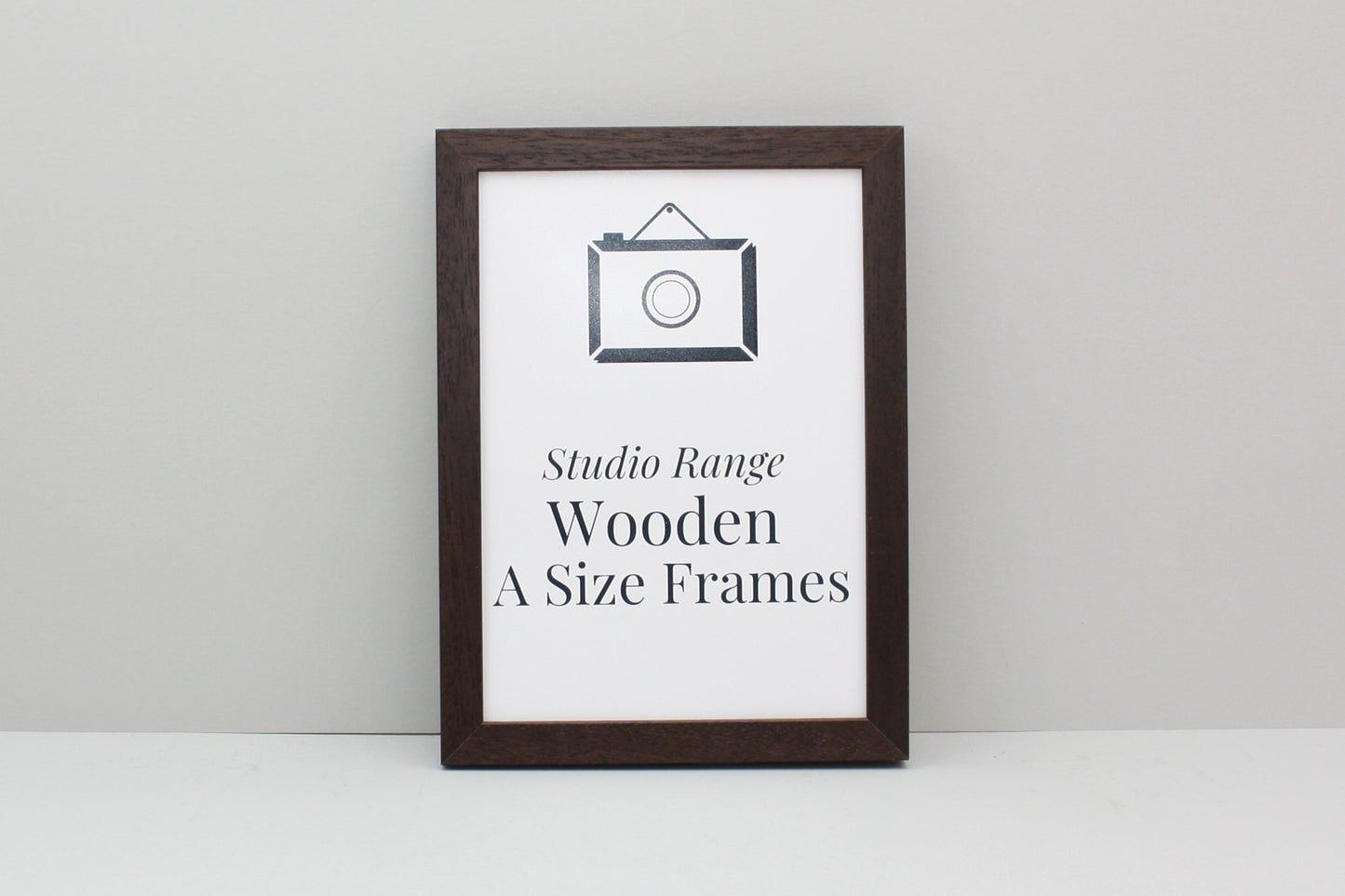 Walnut Colour A-Size Frames - A1, A2, A3, A4 Size Wooden Poster Frame - PhotoFramesandMore - Wooden Picture Frames