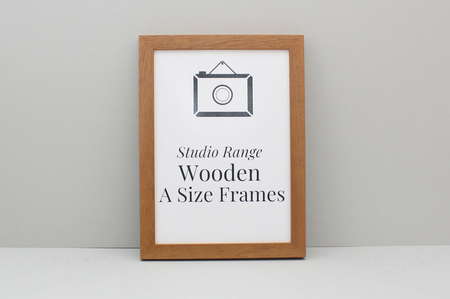 Oak Colour A-Size Frames - A1, A2, A3, A4 Size Wooden Poster Frame - PhotoFramesandMore - Wooden Picture Frames