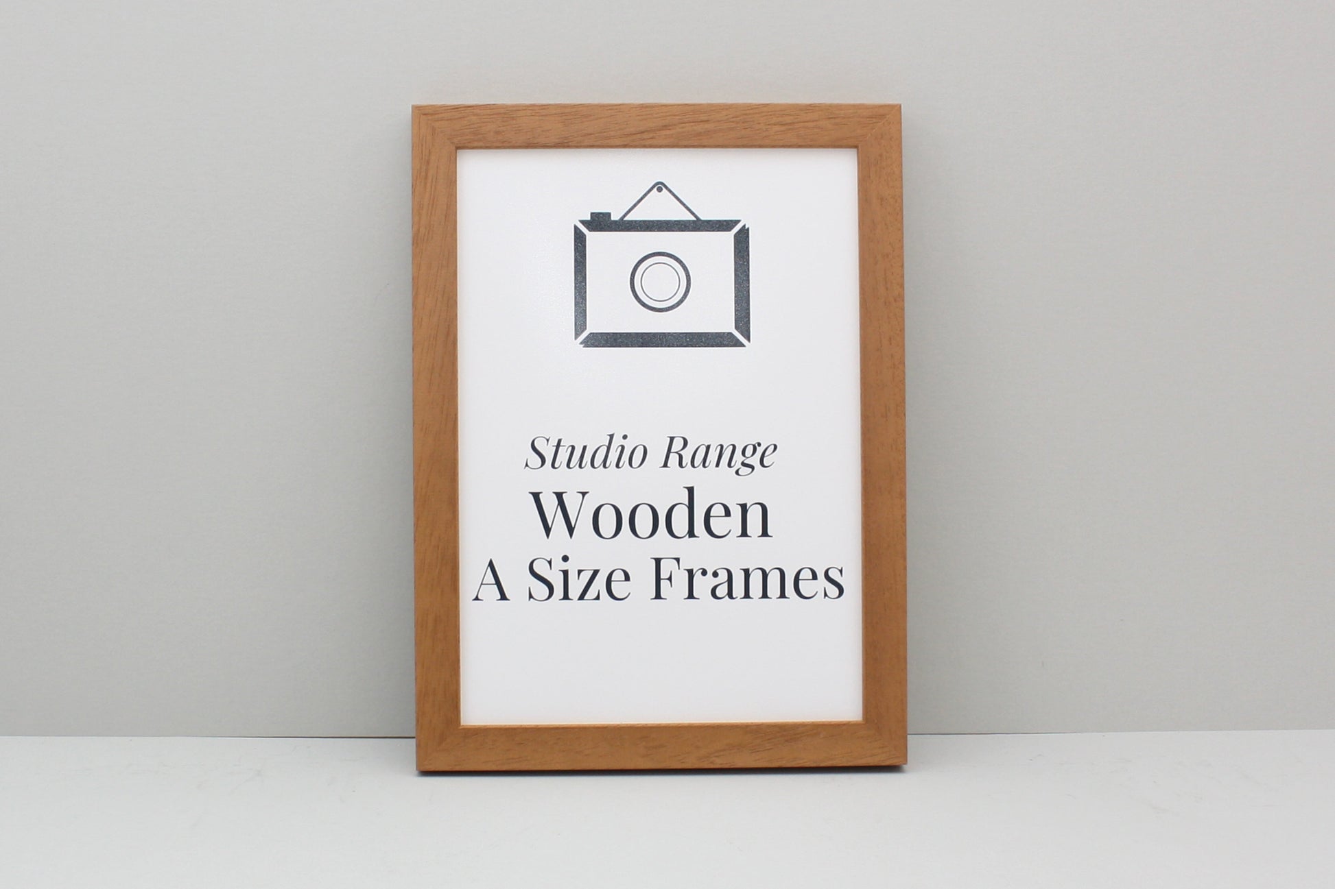Oak Colour A-Size Frames - A1, A2, A3, A4 Size Wooden Poster Frame - PhotoFramesandMore - Wooden Picture Frames