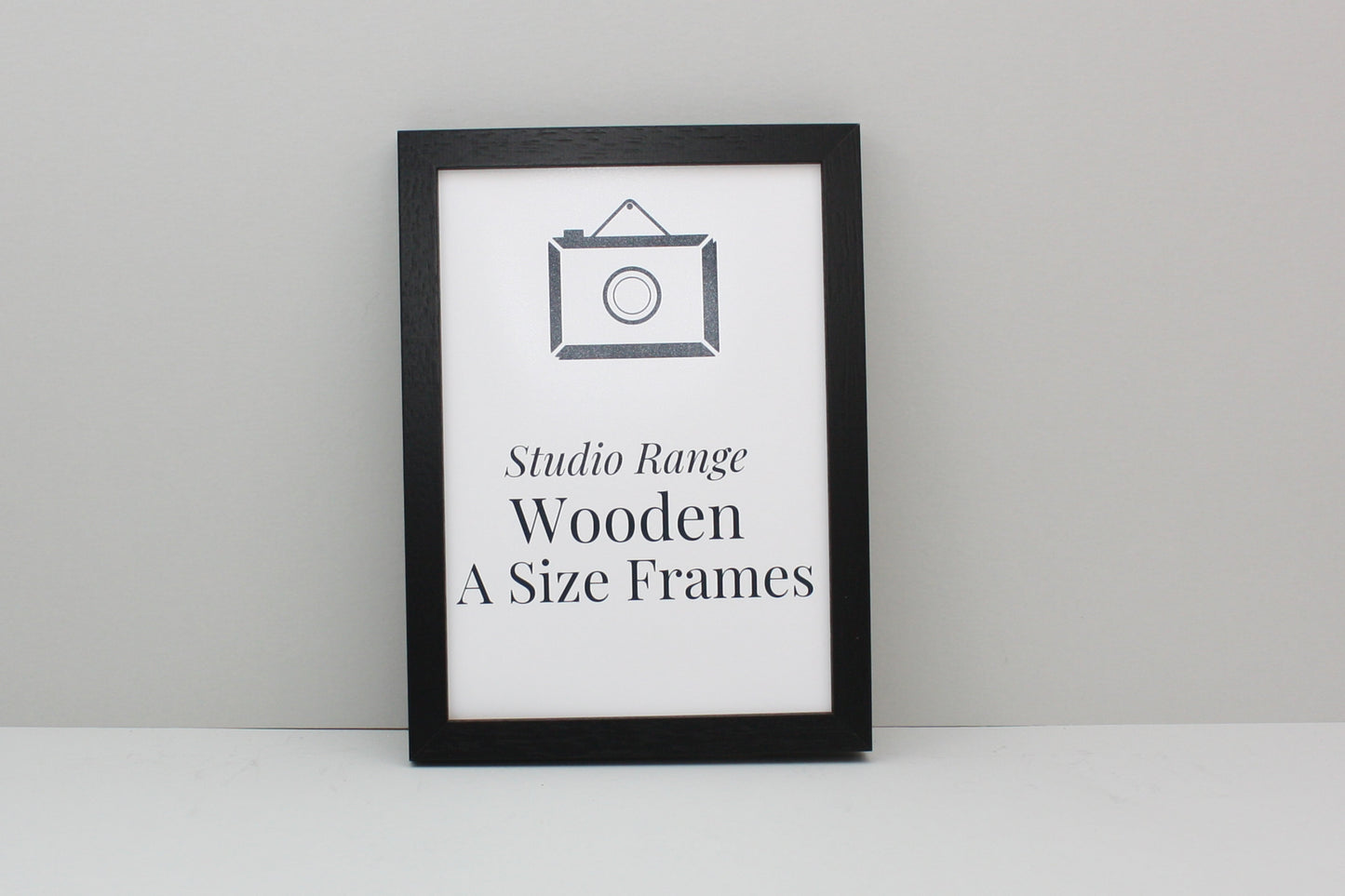 Black A-Size Frames - A1, A2, A3, A4 Size Wooden Poster Frame - PhotoFramesandMore - Wooden Picture Frames
