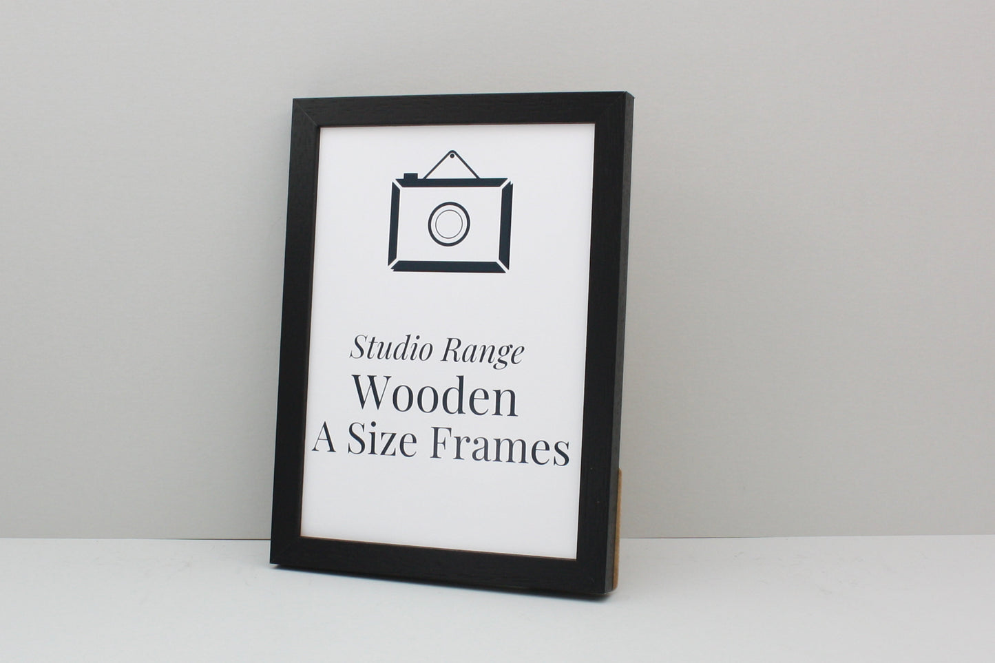 Black A-Size Frames - A1, A2, A3, A4 Size Wooden Poster Frame - PhotoFramesandMore - Wooden Picture Frames