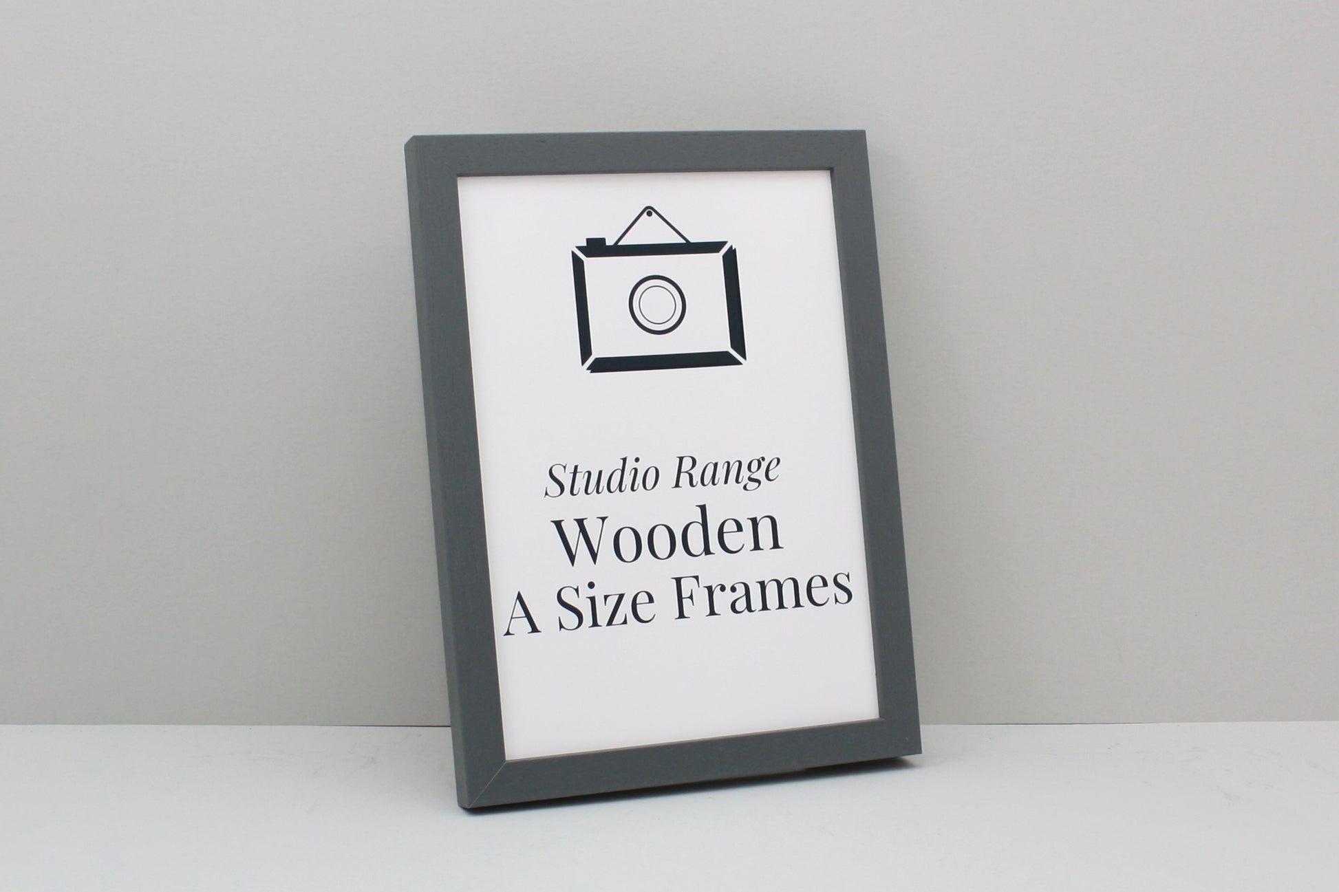 Dark Grey A-Size Frames - A1, A2, A3, A4 Size Wooden Poster Frame - PhotoFramesandMore - Wooden Picture Frames