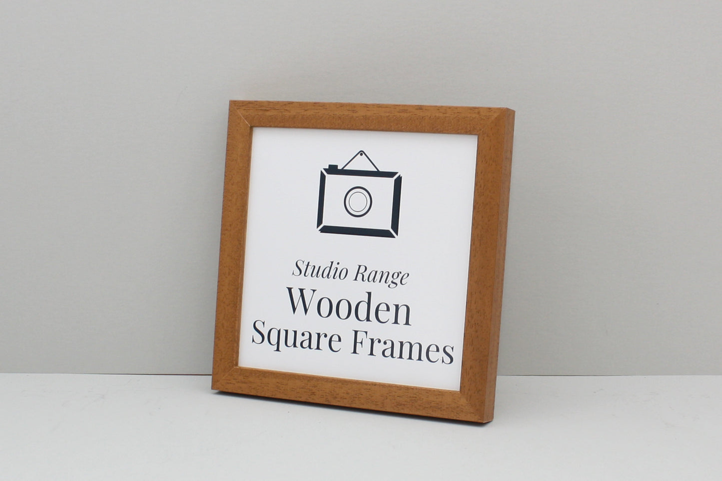 Oak Colour - Square Wooden Frames | Standard Size Frames - PhotoFramesandMore - Wooden Picture Frames