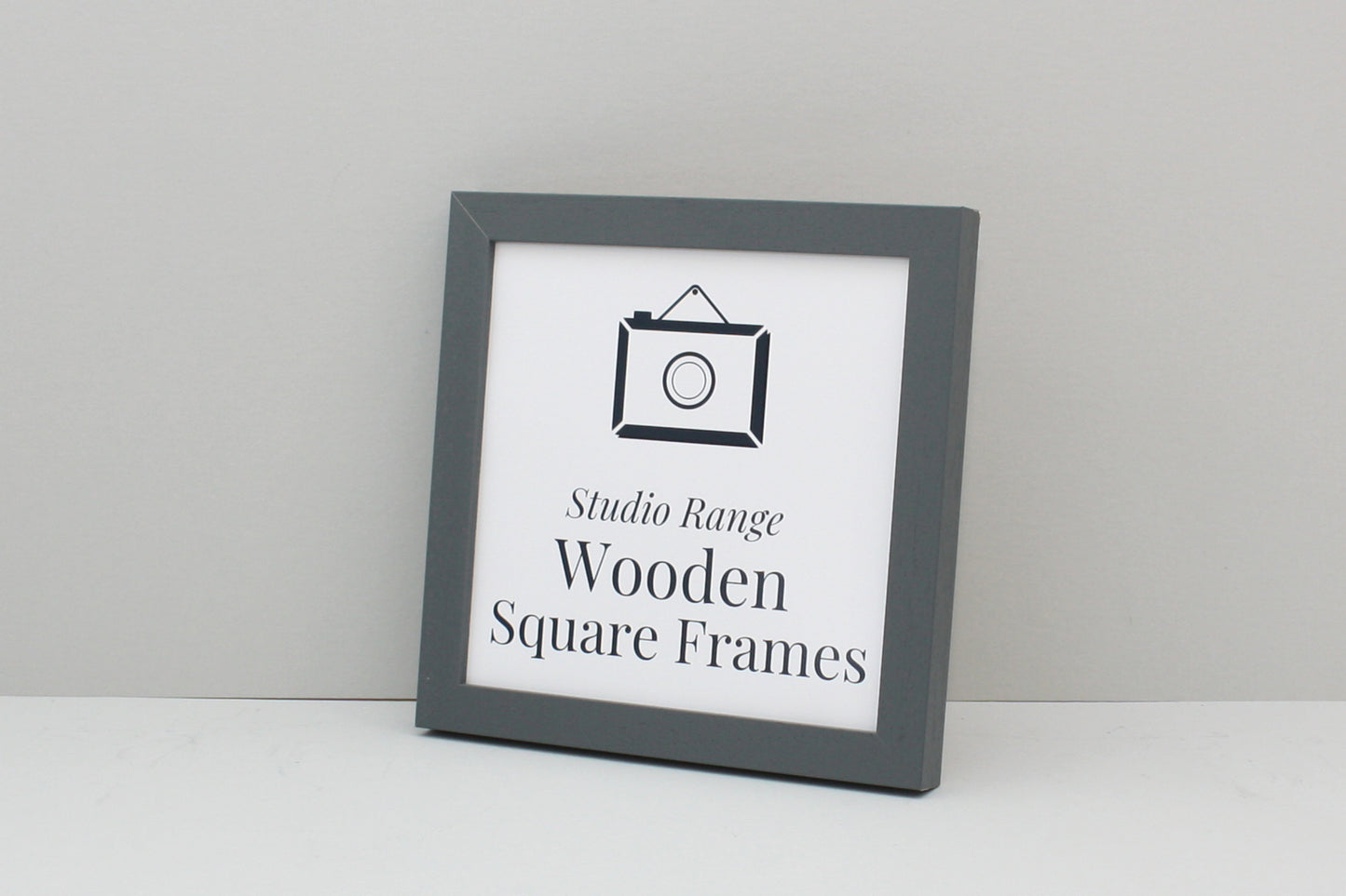 Dark Grey - Square Wooden Frames | Standard Size Frames - PhotoFramesandMore - Wooden Picture Frames