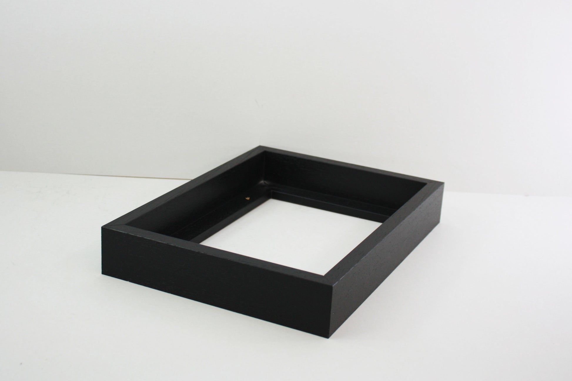 Black - 40mm Deep Canvas Tray Frames.  Standard Sizes. Floating Effect Frames for Canvases. - PhotoFramesandMore - Wooden Picture Frames