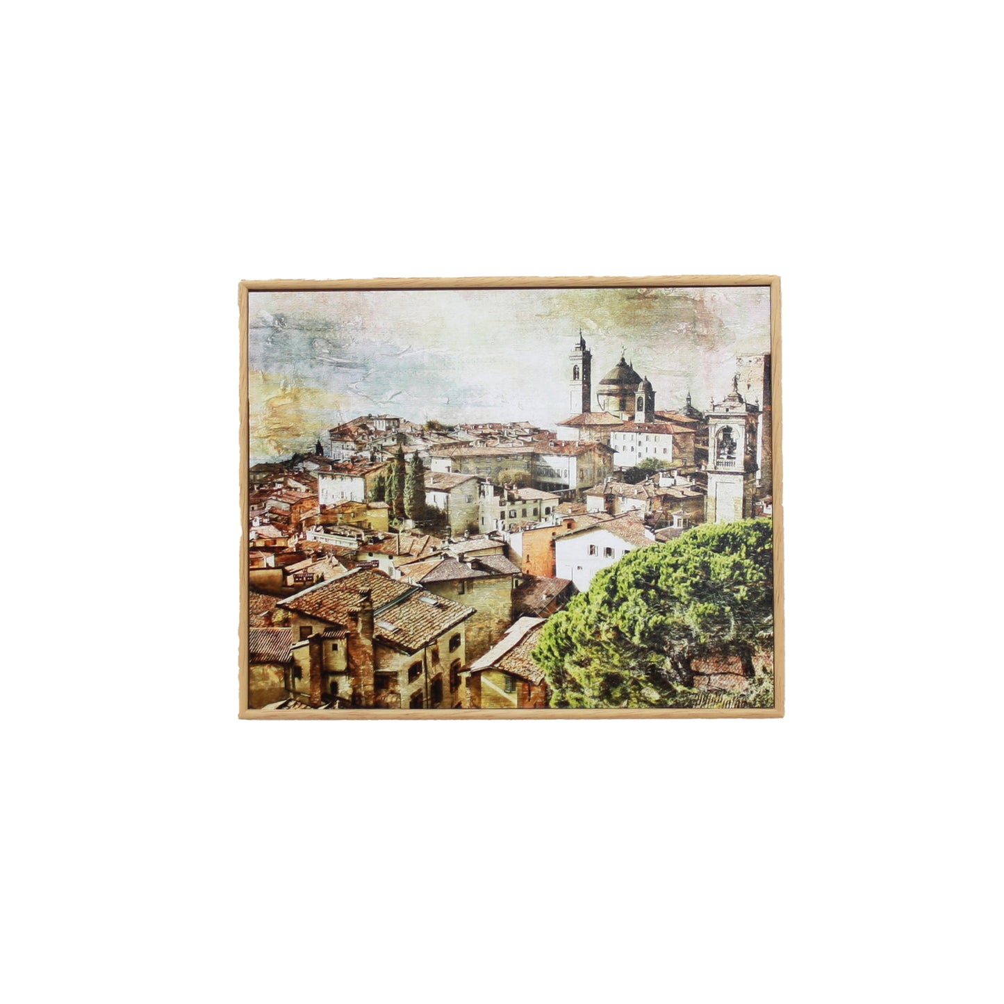 Art Board Frame - Natural Wood Colour - Wooden Tray Frame. Frames Designed for Canvas Panels. - PhotoFramesandMore - Wooden Picture Frames