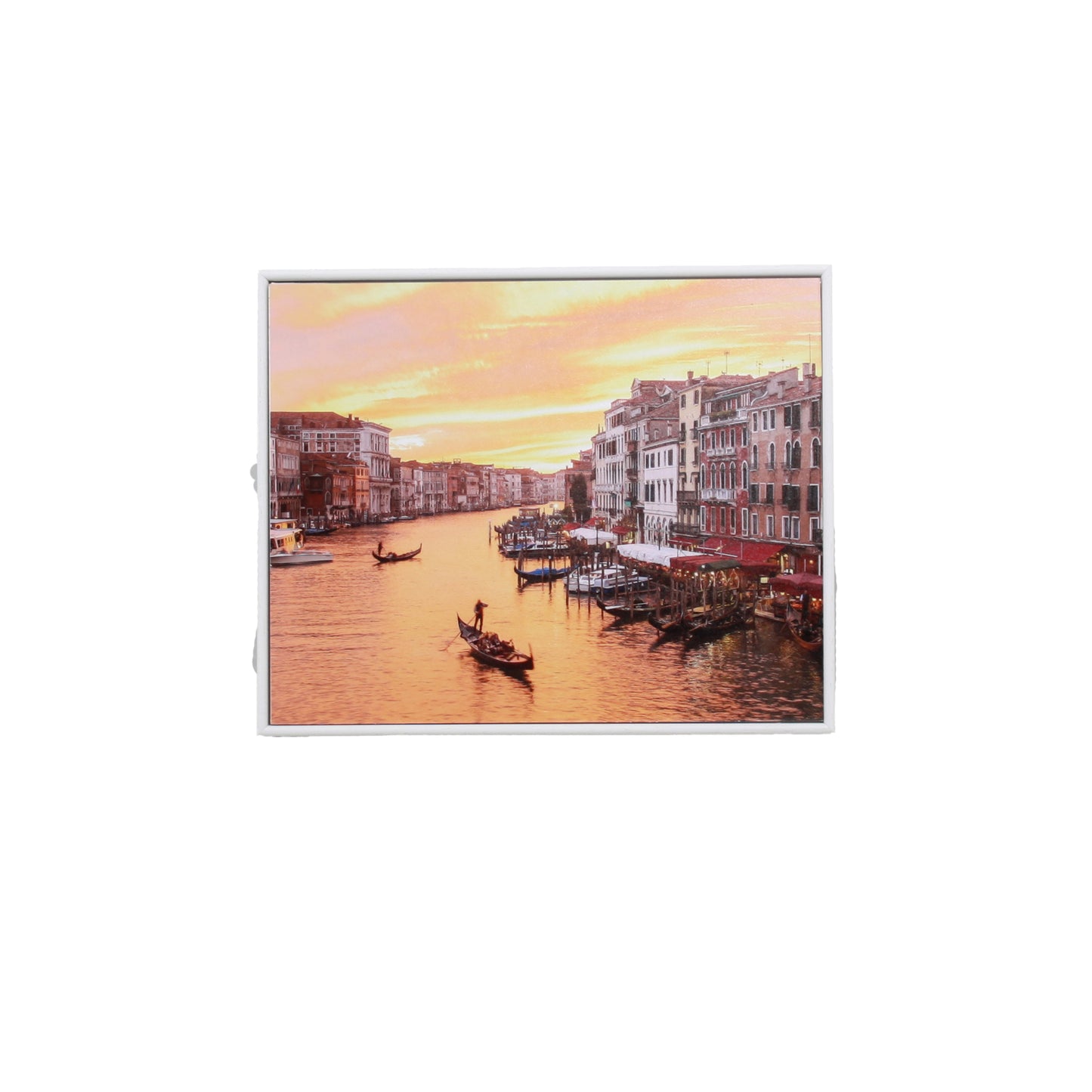 Art Board Frame - White - Wooden Tray Frame. Frames Designed for Canvas Panels. - PhotoFramesandMore - Wooden Picture Frames