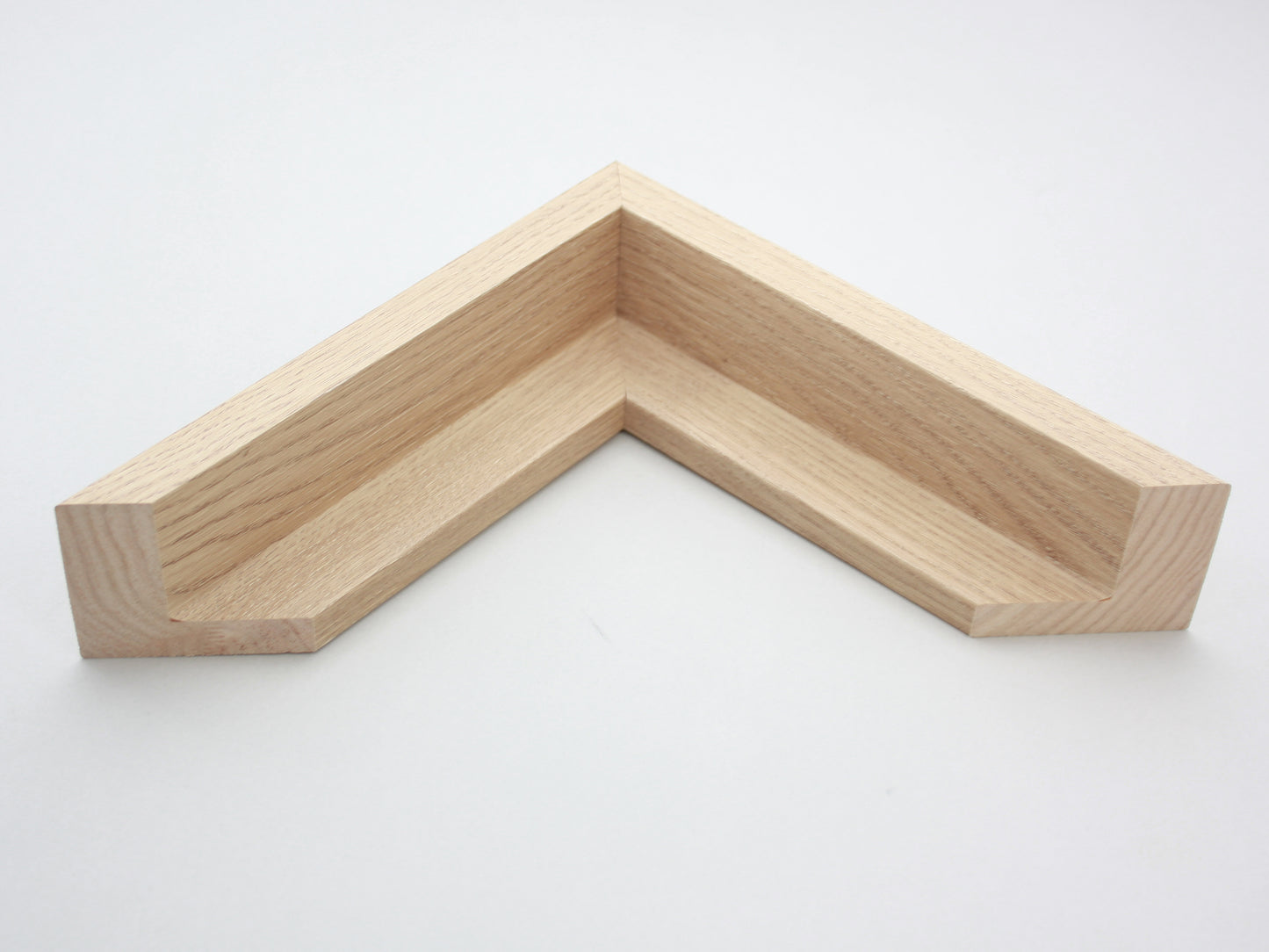 Oak Colour - 40mm Deep Canvas Tray Frames. Standard Sizes. Floating Effect Frames for Canvases.