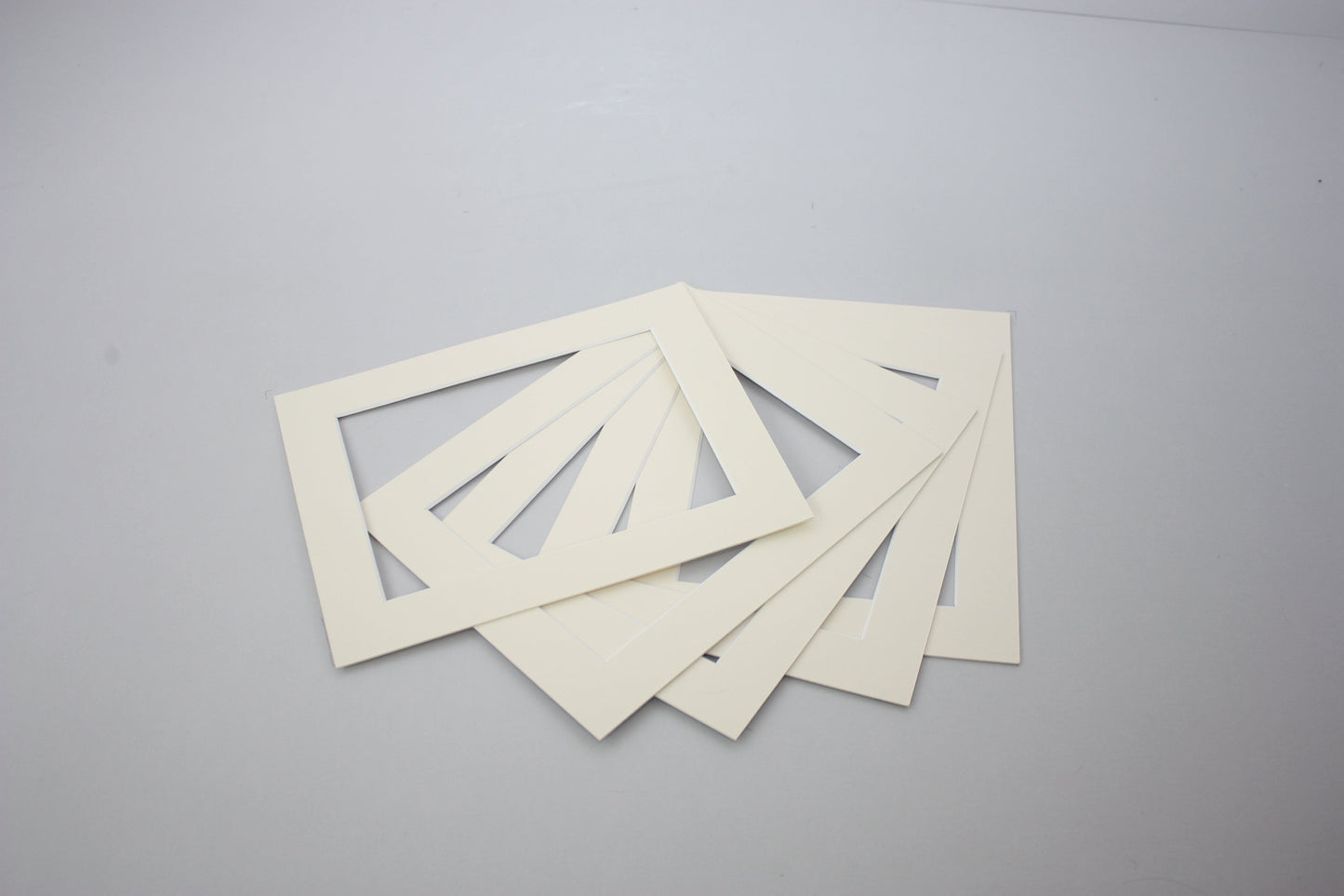 Packs of Mounts - Cream - Pack of 5/10/20 - PhotoFramesandMore - Wooden Picture Frames