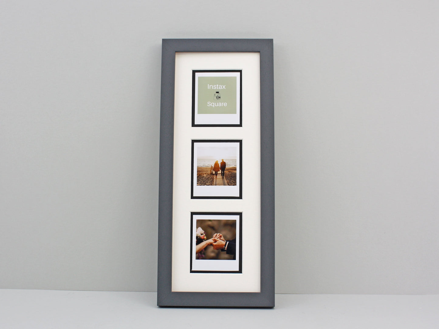 Instax Film Float Frame - Suits Three Instax Square Film - PhotoFramesandMore - Wooden Picture Frames