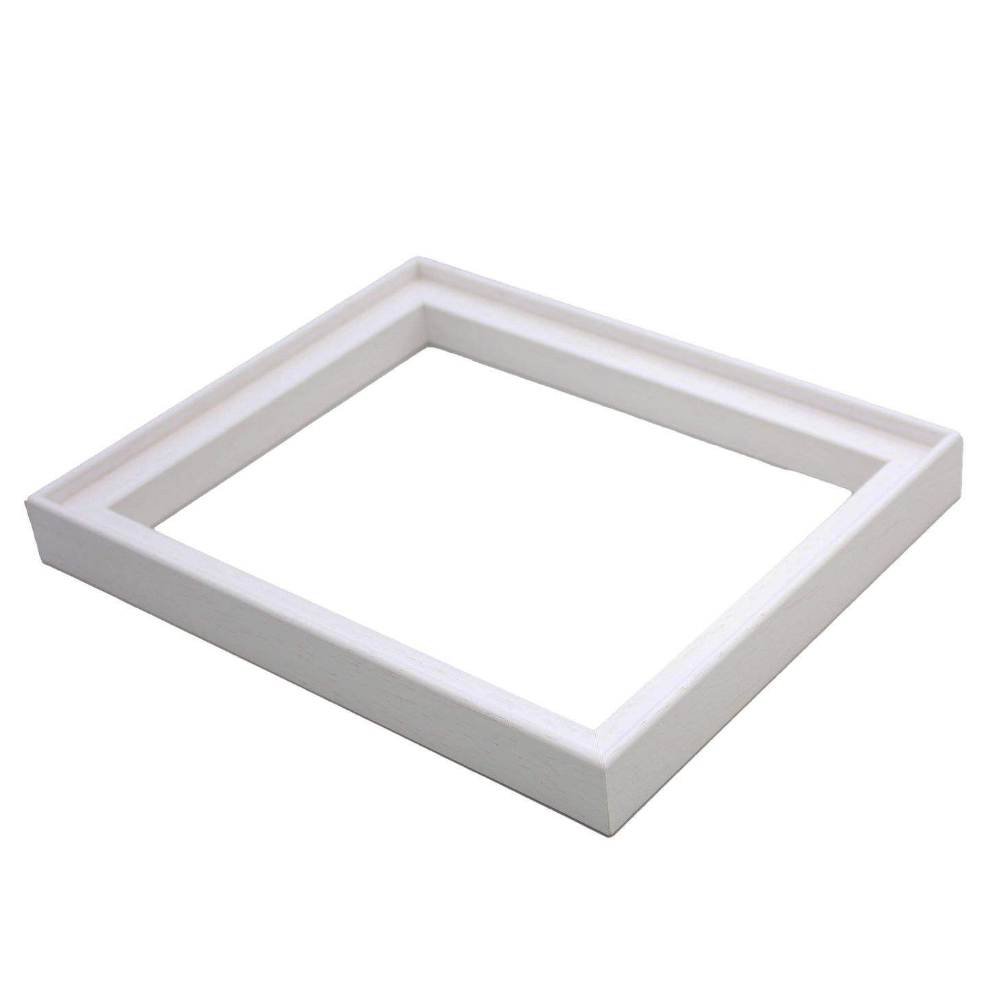 Art Board Frame - White - Wooden Tray Frame. Frames Designed for Canvas Panels. - PhotoFramesandMore - Wooden Picture Frames