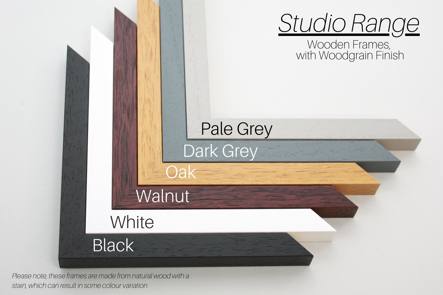 Jigsaw Puzzle Frames - Made To Measure Wooden Frames - Studio Range - PhotoFramesandMore - Wooden Picture Frames