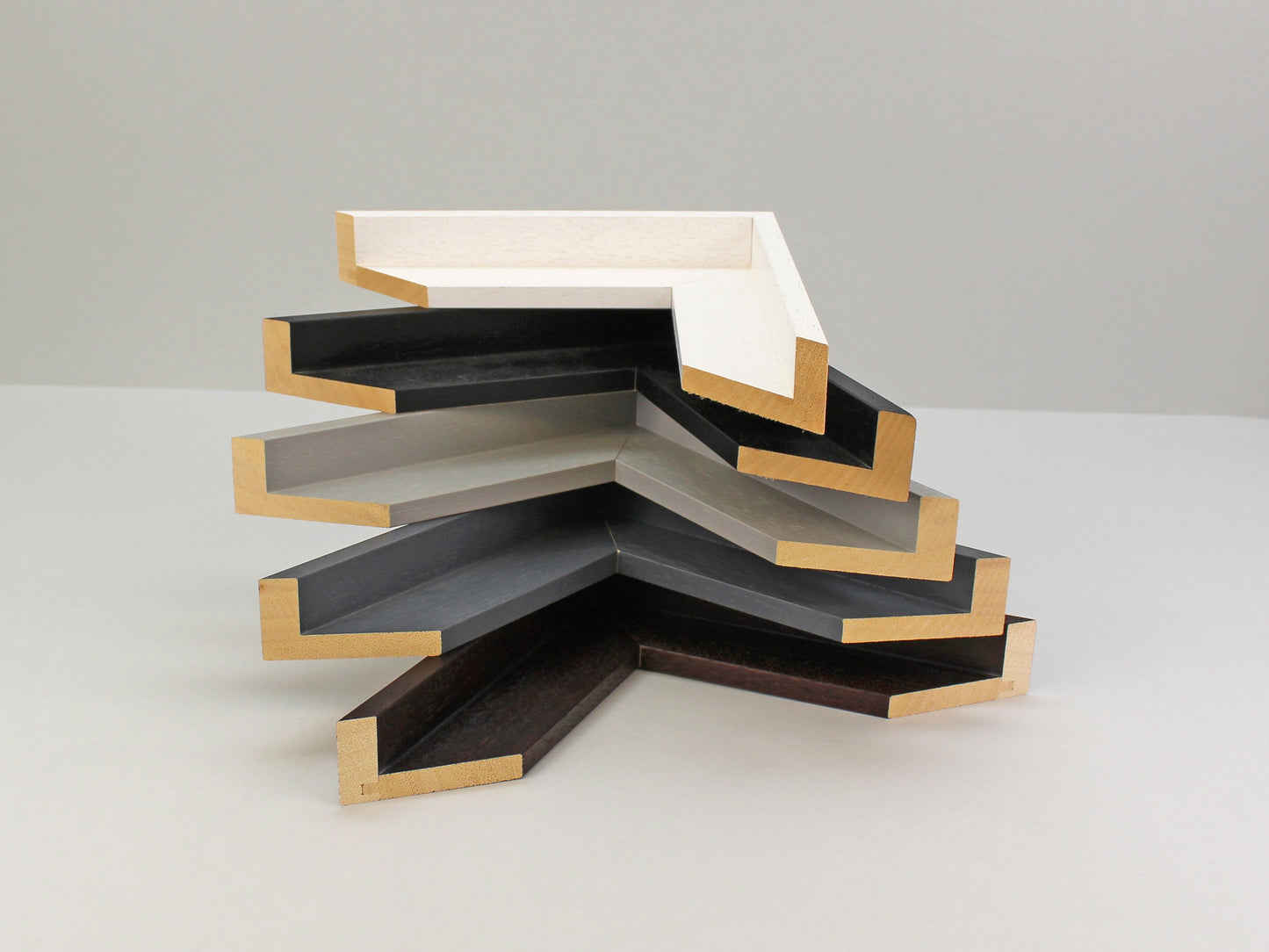 Dark Grey - Wooden Tray Frames. 22mm Deep. Standard Size. Floating Effect Frames for Canvases. - PhotoFramesandMore - Wooden Picture Frames