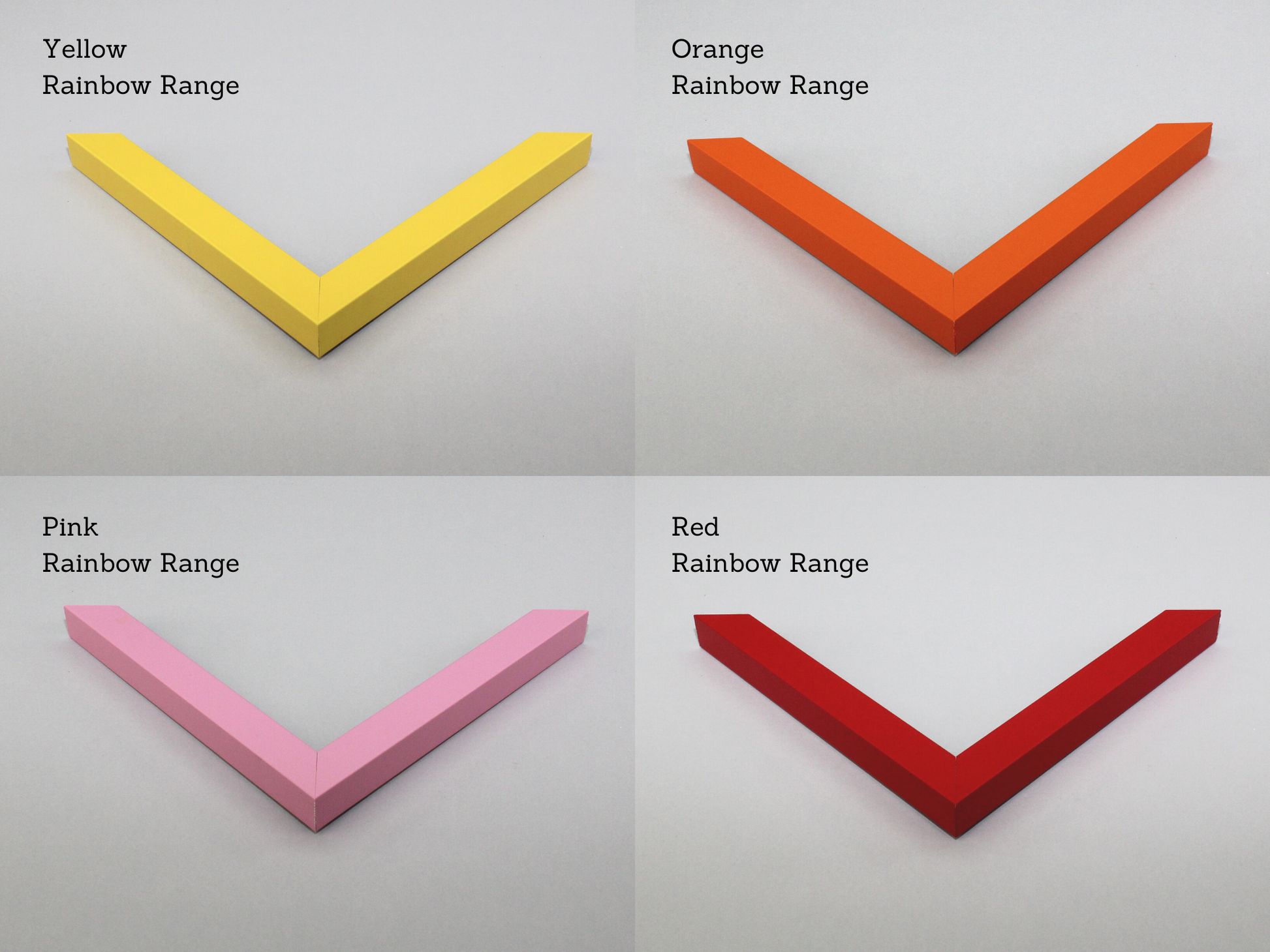 Made To Measure - Rainbow Range - PhotoFramesandMore - Wooden Picture Frames