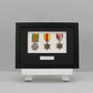 Personalised Military Medal display Frame for Three Medals. A4.  | Service Medal | War Medal | WW1 | WW2 - PhotoFramesandMore - Wooden Picture Frames