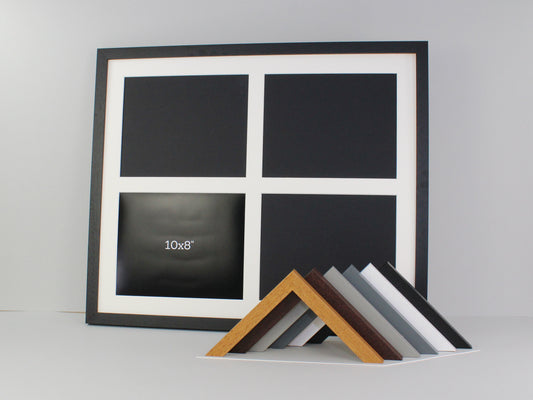 Suits Four 8x10" photos. 50x60cm. Wooden Collage Photo Frame. - PhotoFramesandMore - Wooden Picture Frames
