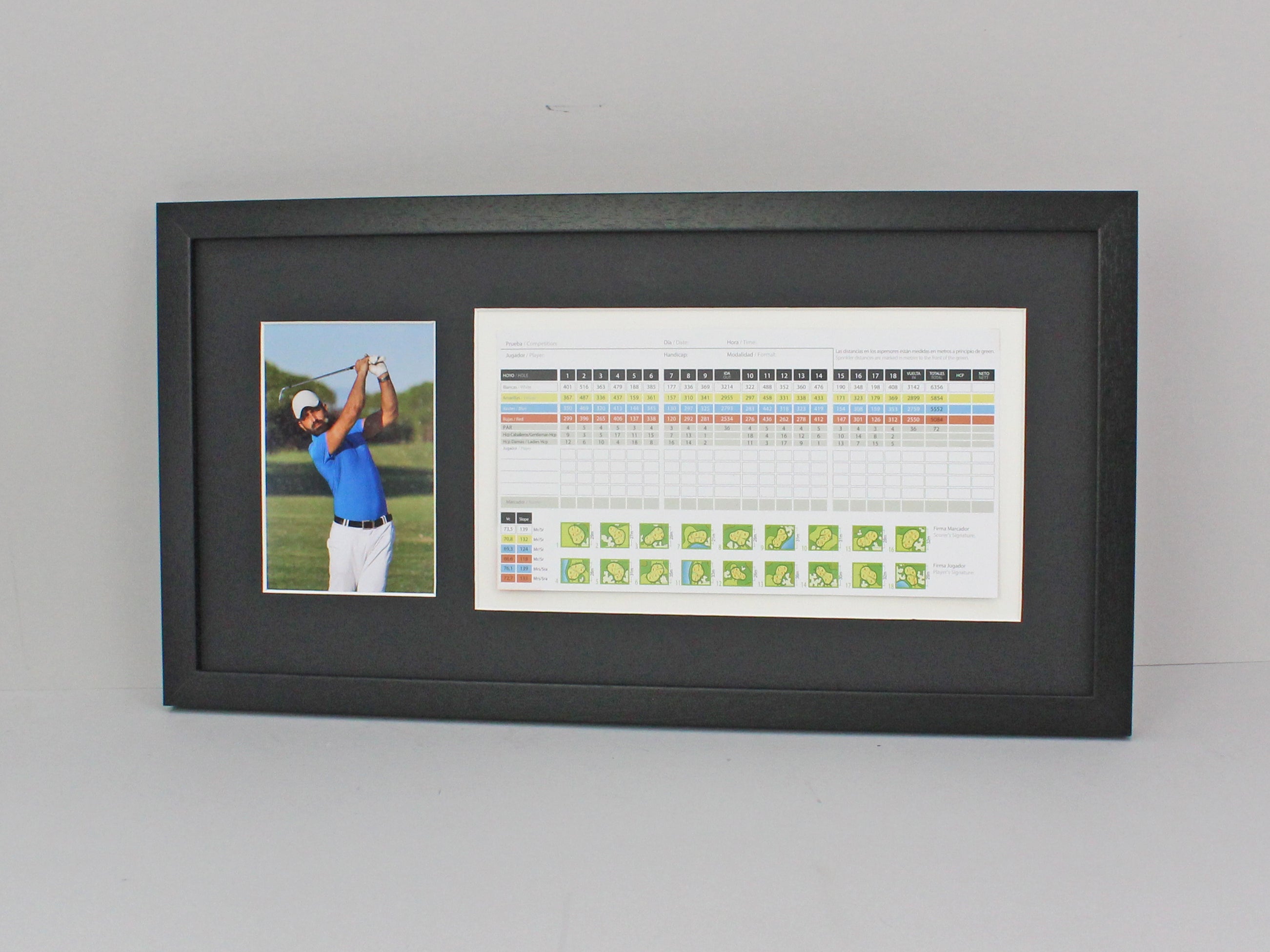 Golf Score Card Display – PhotoFramesandMore