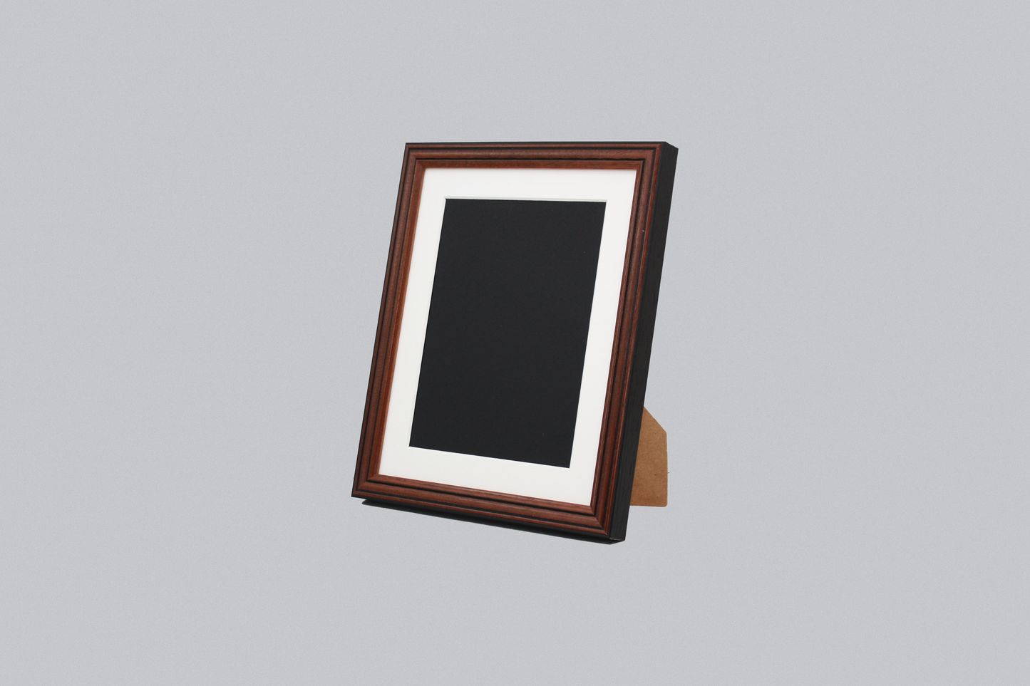 Mahogany Colour - Traditional Style Wooden Photo Frames - Stand or Hang.