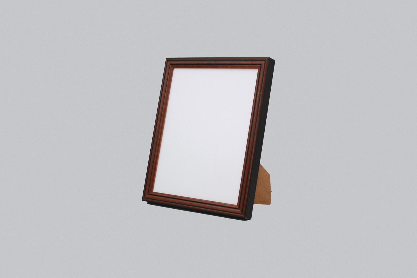 Mahogany Colour - Traditional Style Wooden Photo Frames - Stand or Hang.