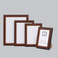 Mahogany Colour - Traditional Style Wooden Photo Frames - Stand or Hang.