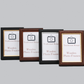 Mahogany Colour - Traditional Style Wooden Photo Frames - Stand or Hang.