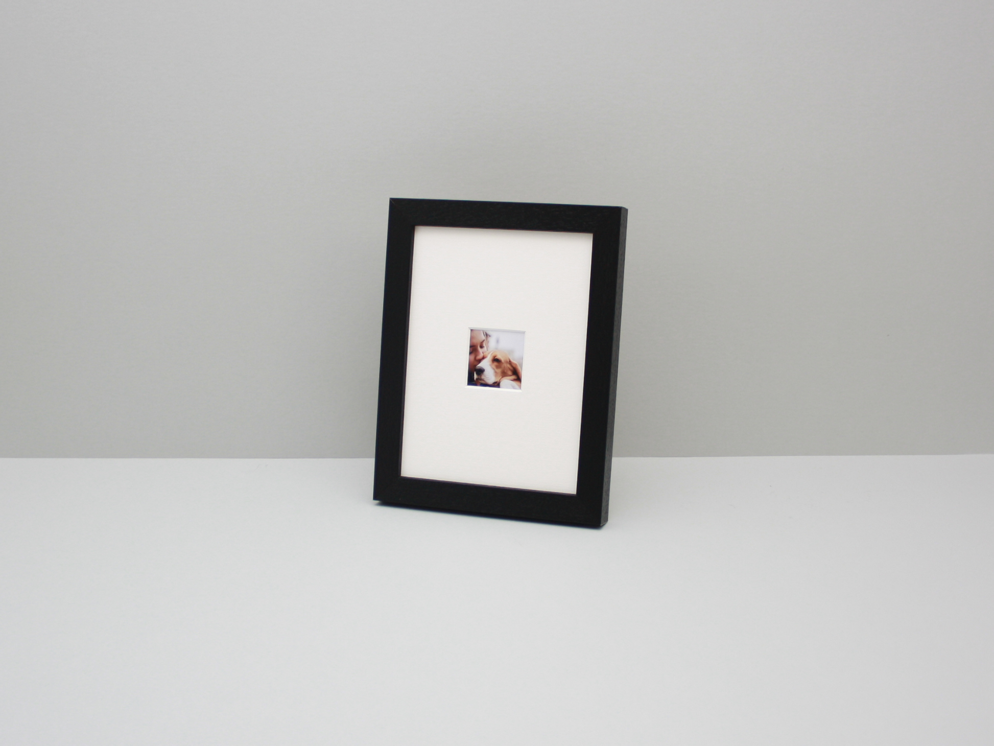 Polaroid GO - Holds one 43mmx43mm sized Photo. 8x6" Frame. Stand and Hang option. Wooden  Frame. - PhotoFramesandMore - Wooden Picture Frames