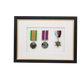 Military Medal display Frame for Three Medals. Traditional Range. - PhotoFramesandMore - Wooden Picture Frames