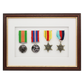 Military Medal display Frame for Four Medals. Traditional Range. - PhotoFramesandMore - Wooden Picture Frames