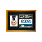 London Marathon 2026 Frame. Black Mount.