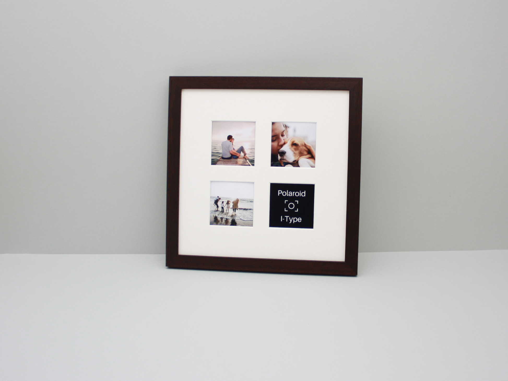 Polaroid I-TYPE - Holds Four  Photos. - PhotoFramesandMore - Wooden Picture Frames