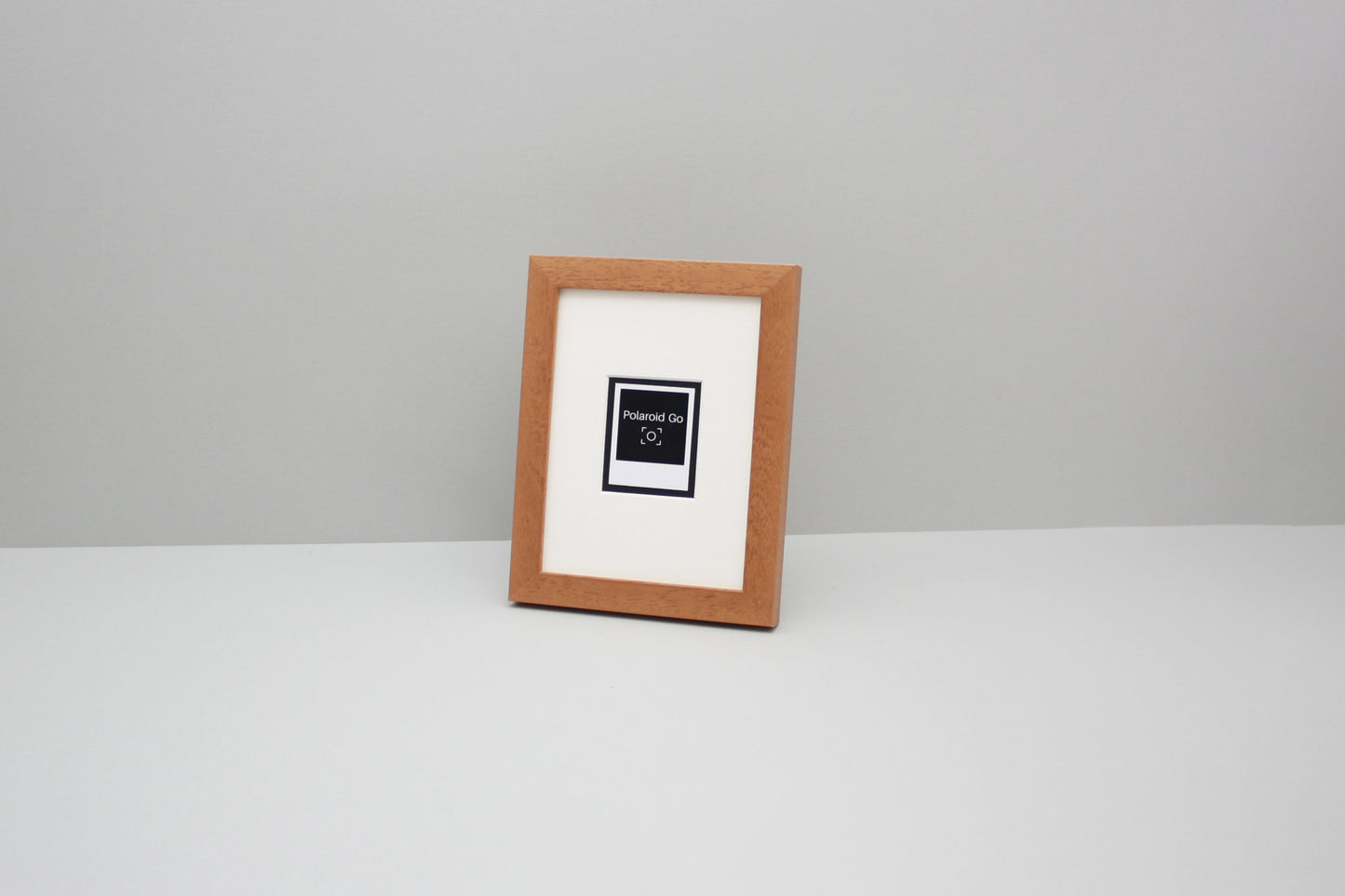 Polaroid GO Film Float Frame - Suits One Polaroid Go | Wooden Photo Frame showing the entire Photo, including border. - PhotoFramesandMore - Wooden Picture Frames