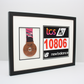 London Marathon 2024 Medal and race number display Frame - PhotoFramesandMore - Wooden Picture Frames