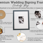 Premium Wedding Signing Frames. Cambridge Range. 40x50cm. Wedding Guestbook. - PhotoFramesandMore - Wooden Picture Frames