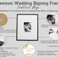 Premium Wedding Signing Frames. Traditional Range. 40x50cm. Wedding Guestbook. - PhotoFramesandMore - Wooden Picture Frames