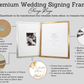 Premium Wedding Signing Frames. Chicago Range. 40x50cm. Wedding Guestbook. - PhotoFramesandMore - Wooden Picture Frames