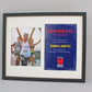 Frame to suit a Running / Cycling Bib and an A4 Certificate / Course Map. Landscape or Portrait. - PhotoFramesandMore - Wooden Picture Frames