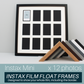 Instax Film Float Frame - Suits Twelve Instax Minis - PhotoFramesandMore - Wooden Picture Frames