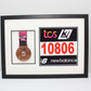 London Marathon 2024 Medal and race number display Frame - PhotoFramesandMore - Wooden Picture Frames