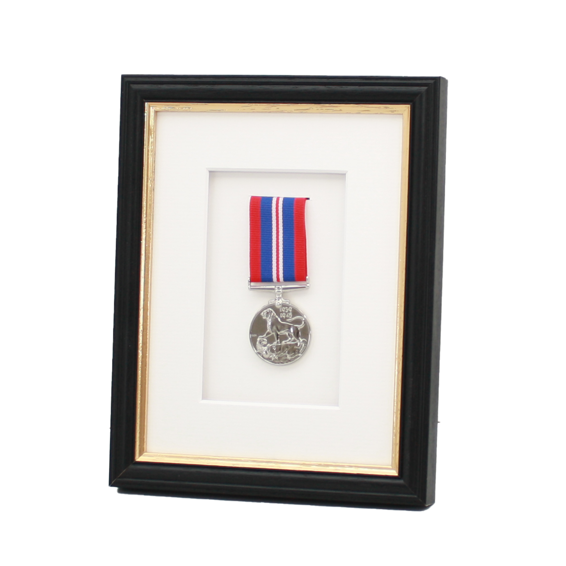 Military Medal display Frame for 1 Medal. Traditional Range. - PhotoFramesandMore - Wooden Picture Frames