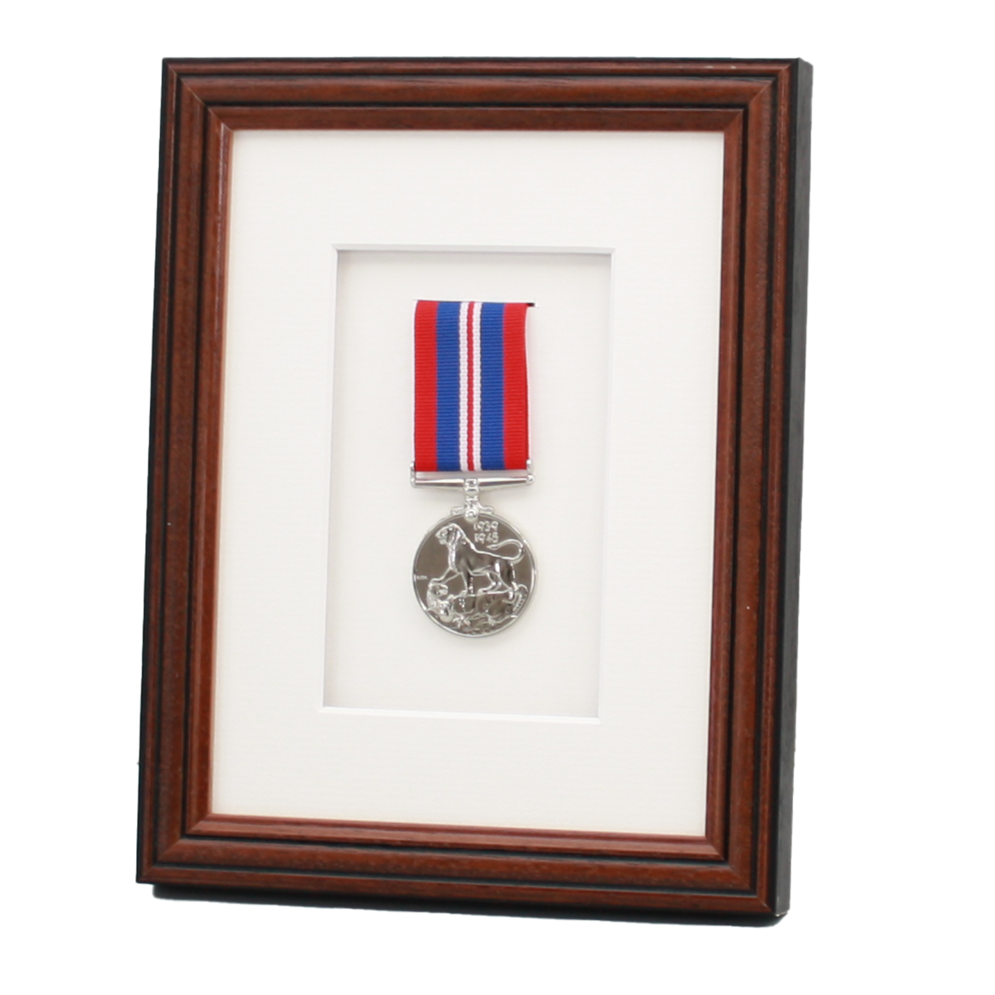 Military Medal display Frame for 1 Medal. Traditional Range. - PhotoFramesandMore - Wooden Picture Frames