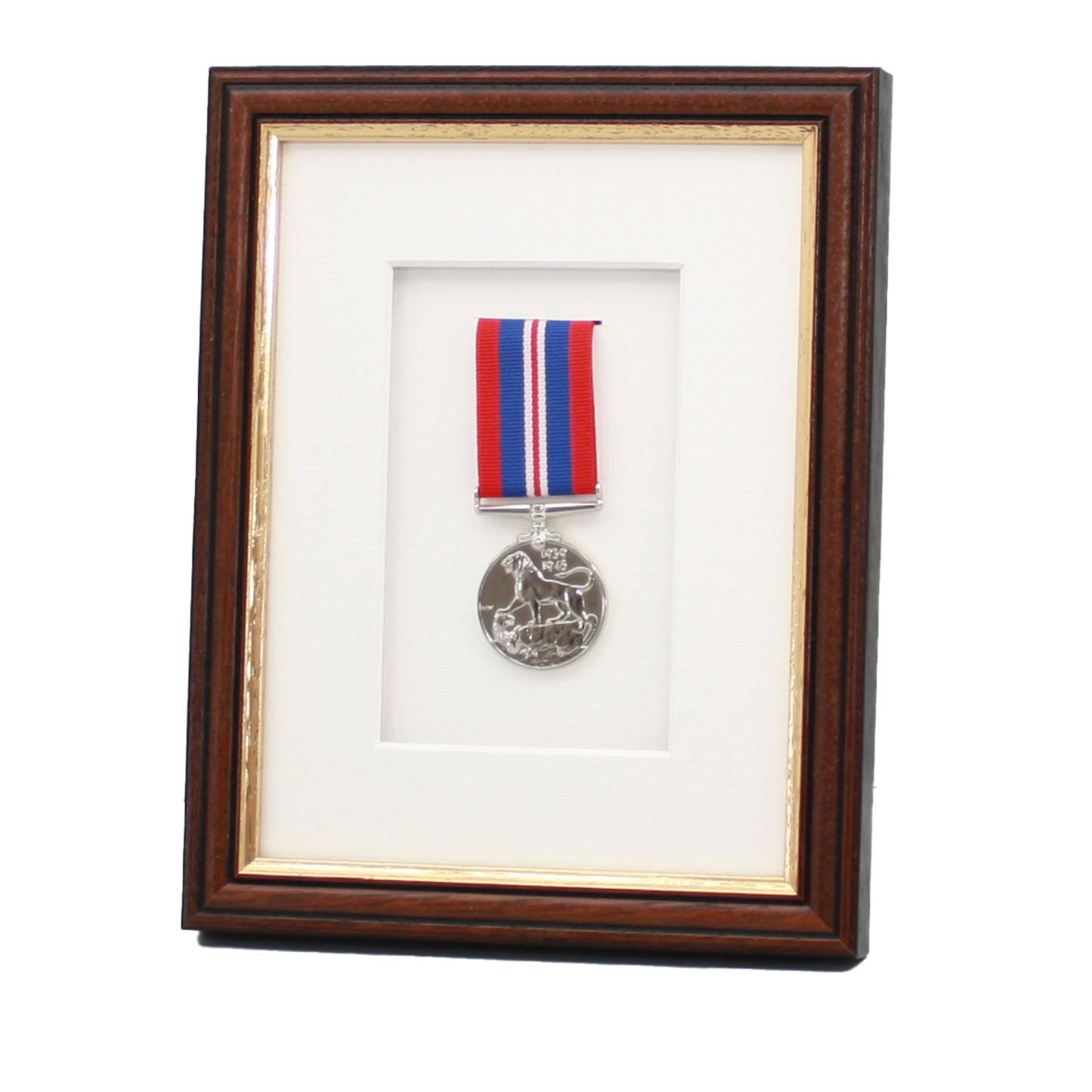 Military Medal display Frame for 1 Medal. Traditional Range. - PhotoFramesandMore - Wooden Picture Frames